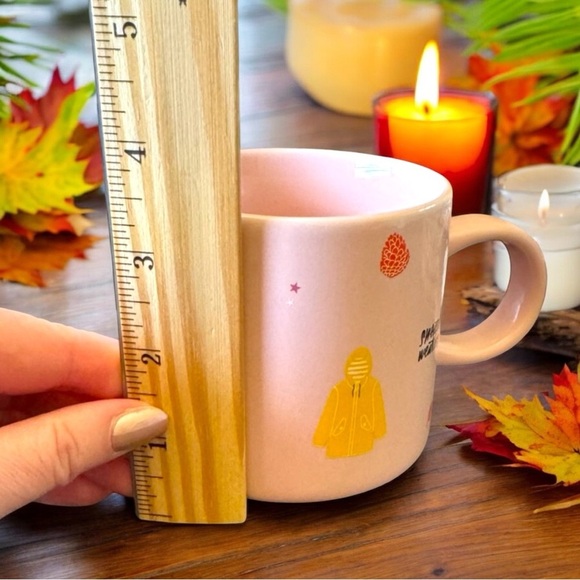 STARBUCKS | ban.do “Sweater Weather” Pink 12oz Mug Fall Winter Coffee - Picture 9 of 10